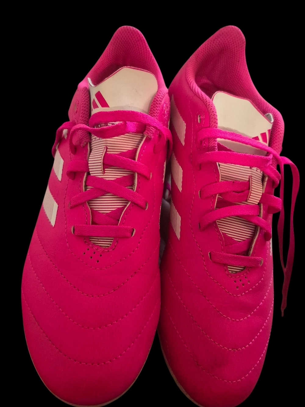 Adidas Women's Hot Pink Lace-Up Sport Shoes